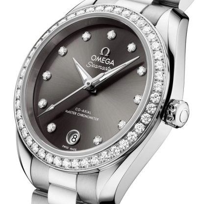 Omega Seamaster Aqua Terra 150M 30mm Orologio da donna grigio O22015302056001 - immagine 5
