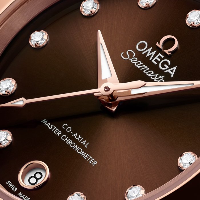 Omega Seamaster Aqua Terra 150M 30mm Orologio da donna marrone O22020302063001 - immagine 4