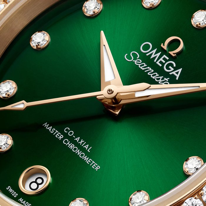 Omega Seamaster Aqua Terra 150M 30mm Orologio da donna verde O22055302060001 - immagine 4