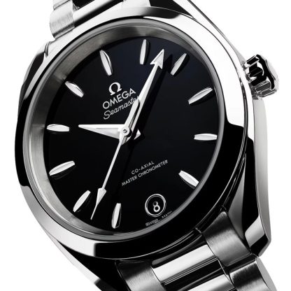 Omega Seamaster Aqua Terra 150M 34mm Orologio da donna nero O22010342001001 - immagine 5