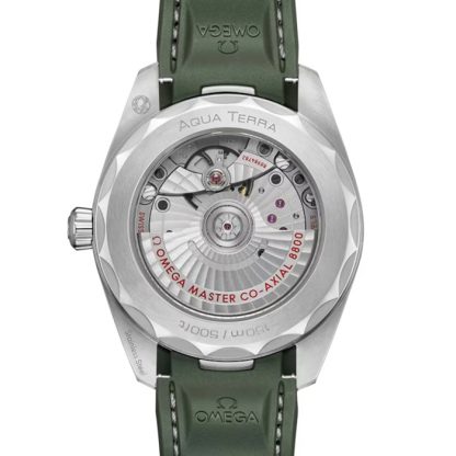 Omega Seamaster Aqua Terra 150M 38mm acciaio su cinturino in gomma O22012382010001 - immagine 2