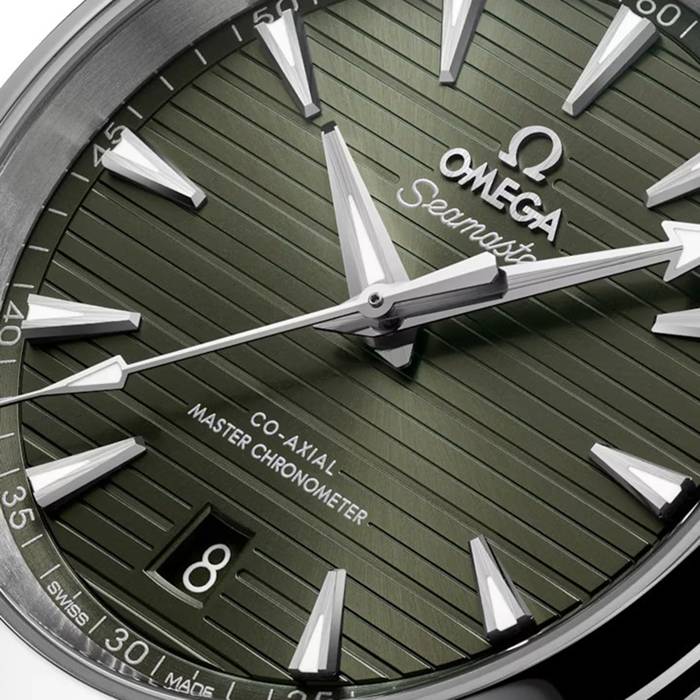 Omega Seamaster Aqua Terra 150M 38mm acciaio su cinturino in gomma O22012382010001 - immagine 3