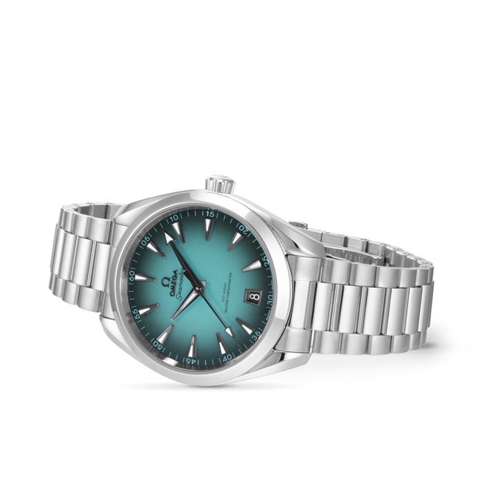 Omega Seamaster Aqua Terra 150M 41mm Orologio Uomo Turchese O22010412103006 - immagine 4