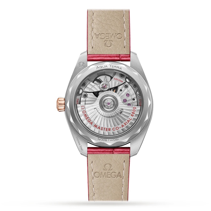 Omega Seamaster Aqua Terra 150M Co-Axial Master Chronometer 34mm Ladies Watch O22028342060001 - immagine 2