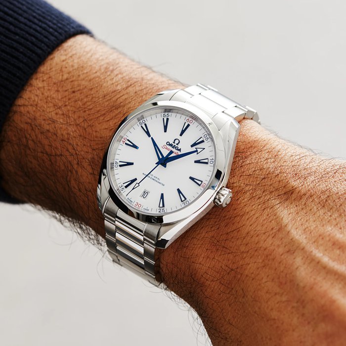 Omega Seamaster Aqua Terra 150M Co-Axial Master Chronometer 41mm Beijing 2022 O52210412104001 - immagine 3