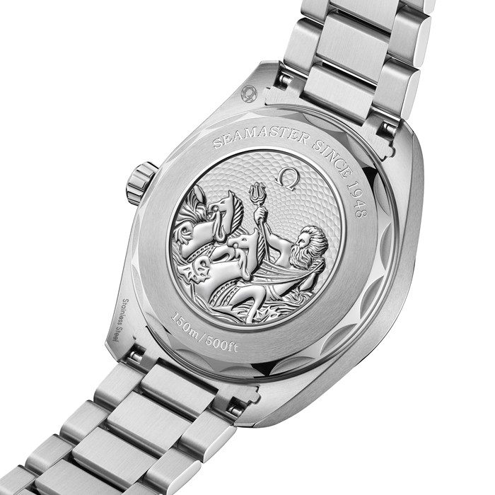 Omega Seamaster Aqua Terra 150M Co-Axial Master Chronometer Gmt Worldtimer 43mm Blu Estate O22010432203002 - immagine 4