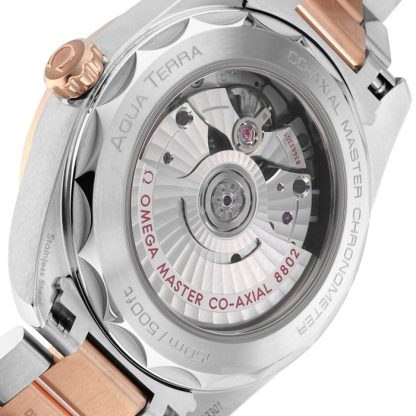 Omega Seamaster Aqua Terra 150M Co-Axial Master Chronometer Piccoli secondi 38mm O22020382010001 - immagine 5