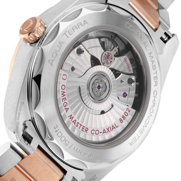 Omega Seamaster Aqua Terra 150M Co-Axial Master Chronometer Piccoli secondi 38mm O22020382010001 - immagine 5