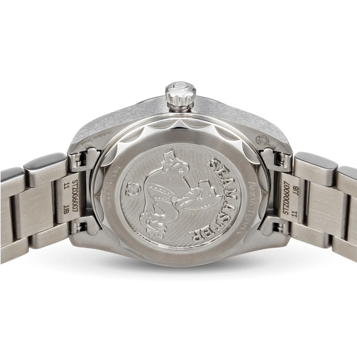 Omega Seamaster Aqua Terra 150M Donna 28mm Quartz Diamond Dot Watch O22010286054001 - immagine 4