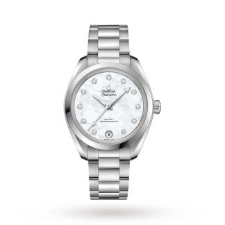Omega Seamaster Aqua Terra 150M Donna 34mm Automatico Co-Axial Diamond Dot Watch O22010342055001