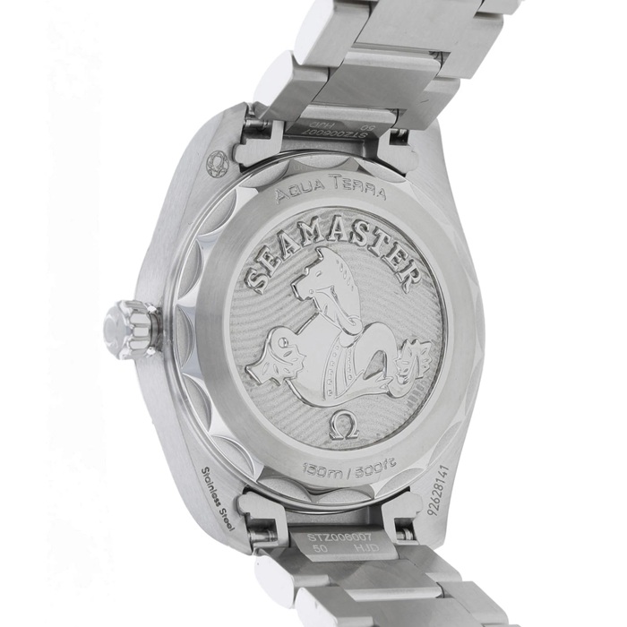 Omega Seamaster Aqua Terra 150M Ladies 28mm Quartz Diamond Dot Watch O22010286055001 - immagine 4