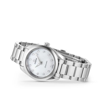 Omega Seamaster Aqua Terra 150M Ladies 28mm Quartz Diamond Dot Watch O22010286055001 - immagine 5