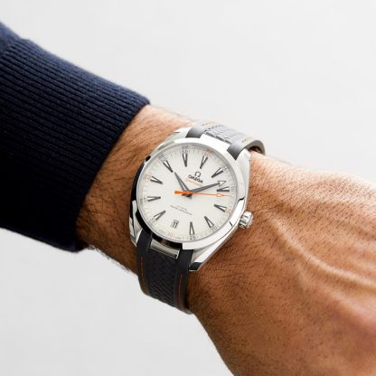 Omega Seamaster Aqua Terra 150M Uomo Quadrante Argento 41mm Automatico Orologio Co-Axial Uomo O22012412102002 - immagine 5