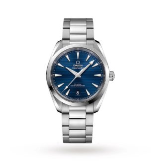 Omega Seamaster Aqua Terra 150M Uomo Quadrante blu 38mm Orologio Automatico Co-Axial Uomo O22010382003001