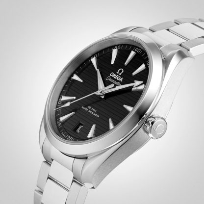 Omega Seamaster Aqua Terra 150M Uomo Quadrante nero 41mm Orologio automatico coassiale O22010412101001 - immagine 5