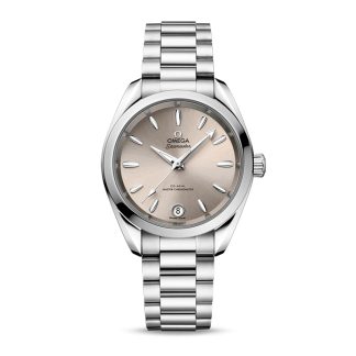 Omega Seamaster Aqua Terra 150m Co-Axial Master Chronometer 34mm Orologio da donna Sandstone O22010342009001