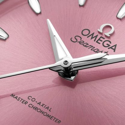 Omega Seamaster Aqua Terra 150m Co-Axial Master Chronometer 34mm Orologio da donna rosa O22010342010003 - immagine 3