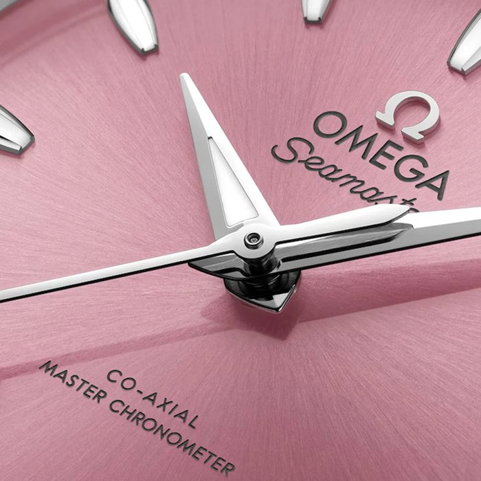 Omega Seamaster Aqua Terra 150m Co-Axial Master Chronometer 34mm Orologio da donna rosa O22010342010003 - immagine 3