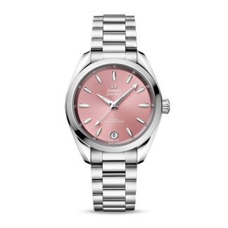 Omega Seamaster Aqua Terra 150m Co-Axial Master Chronometer 34mm Orologio da donna rosa O22010342010003