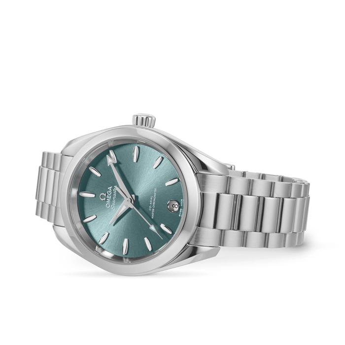 Omega Seamaster Aqua Terra 150m Co-Axial Master Chronometer 34mm Orologio da donna verde O22010342010001 - immagine 2