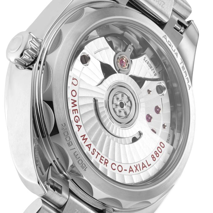 Omega Seamaster Aqua Terra 150m Co-Axial Master Chronometer 34mm Orologio da donna verde O22010342010001 - immagine 3