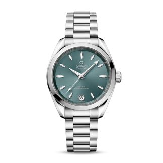 Omega Seamaster Aqua Terra 150m Co-Axial Master Chronometer 34mm Orologio da donna verde O22010342010001