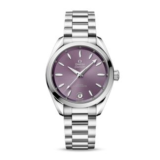 Omega Seamaster Aqua Terra 150m Co-Axial Master Chronometer 34mm Orologio da donna viola O22010342010002