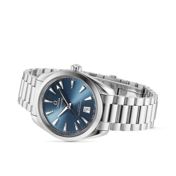 Omega Seamaster Aqua Terra 150m Co-Axial Master Chronometer 38mm Orologio Unisex Blu O22010382003003 - immagine 2