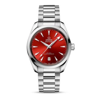 Omega Seamaster Aqua Terra 150m Co-Axial Master Chronometer 38mm Orologio Unisex Rosso Terracotta O22010382013003
