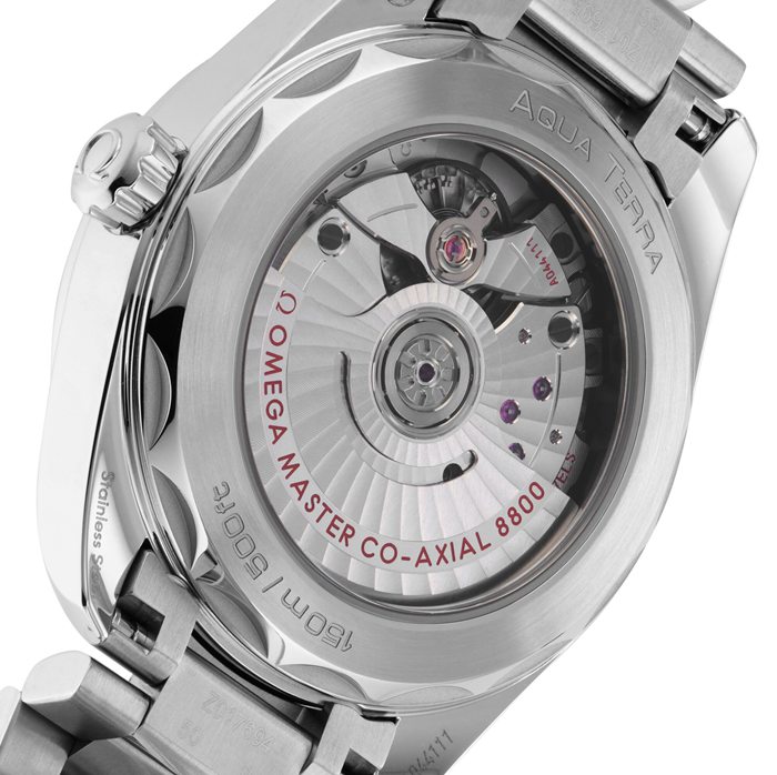 Omega Seamaster Aqua Terra 150m Co-Axial Master Chronometer 38mm Orologio Unisex Sandstone O22010382009001 - immagine 4