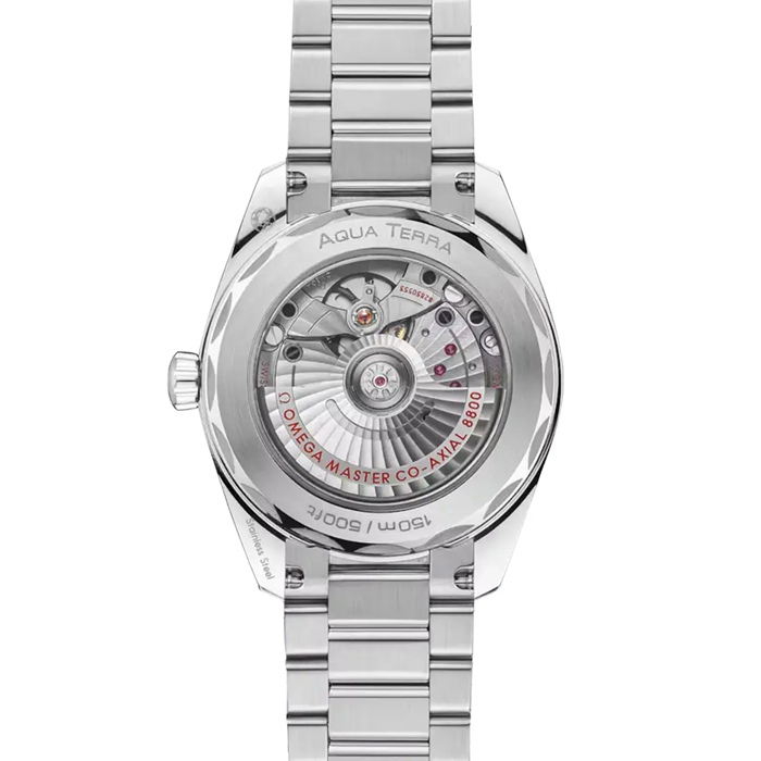Omega Seamaster Aqua Terra 150m Co-Axial Master Chronometer 38mm Orologio Unisex Verde O22010382010002 - immagine 2