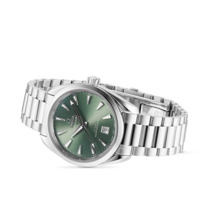 Omega Seamaster Aqua Terra 150m Co-Axial Master Chronometer 38mm Orologio Unisex Verde O22010382010002 - immagine 3