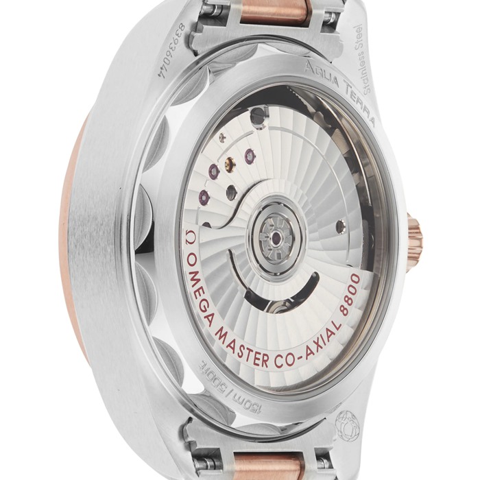 Omega Seamaster Aqua Terra Co-Axial Master Chronometer 34mm Orologio da donna O22025342055001 - immagine 4