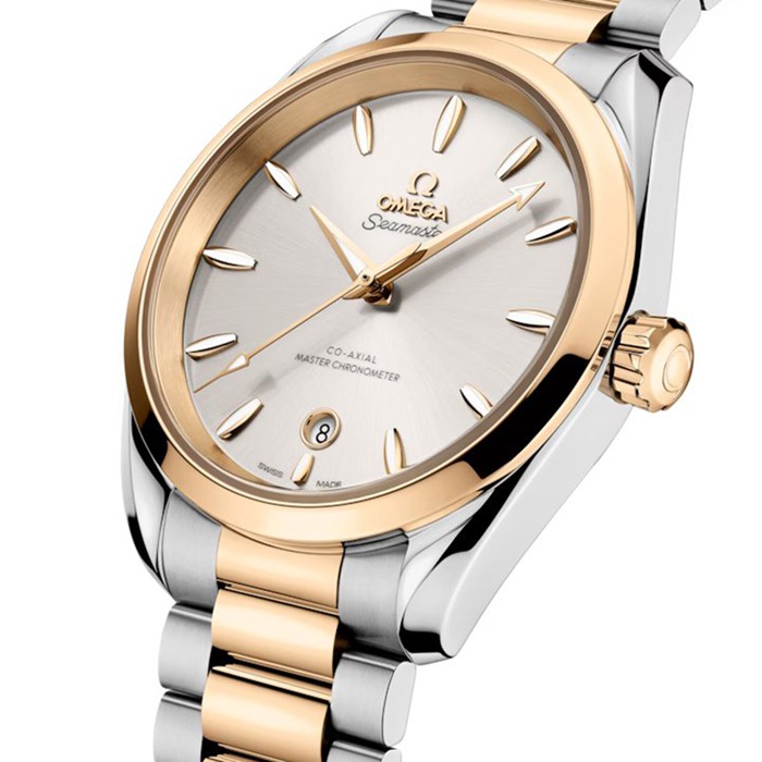 Omega Seamaster Aqua Terra Shades 38mm Acciaio - Oro Moonshine™ su Acciaio - Oro Moonshine™ O22020382002002 - immagine 3