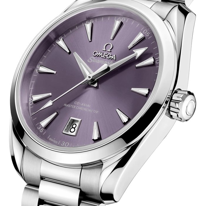 Omega Seamaster Aqua Terra Shades 38mm Orologio Unisex Viola O22010382010004 - immagine 2