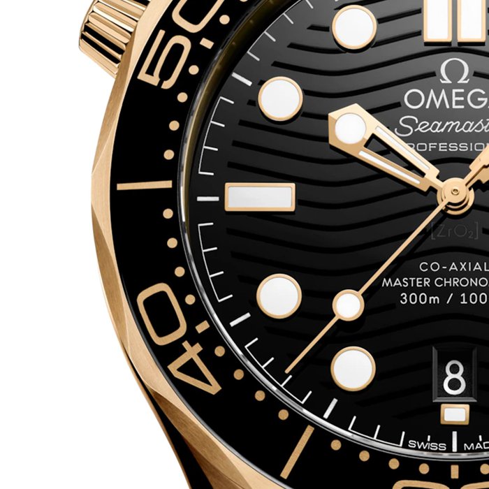 Omega Seamaster Diver 300 Automatic 42mm Orologio Uomo Oro Giallo O21062422001003 - immagine 2