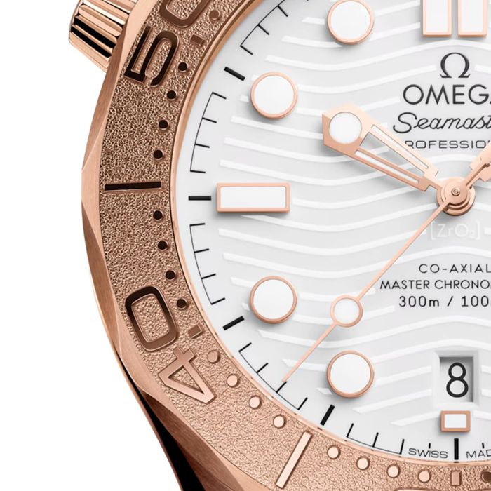 Omega Seamaster Diver 300 Automatic 42mm Orologio Uomo Oro Rosa O21052422004001 - immagine 2