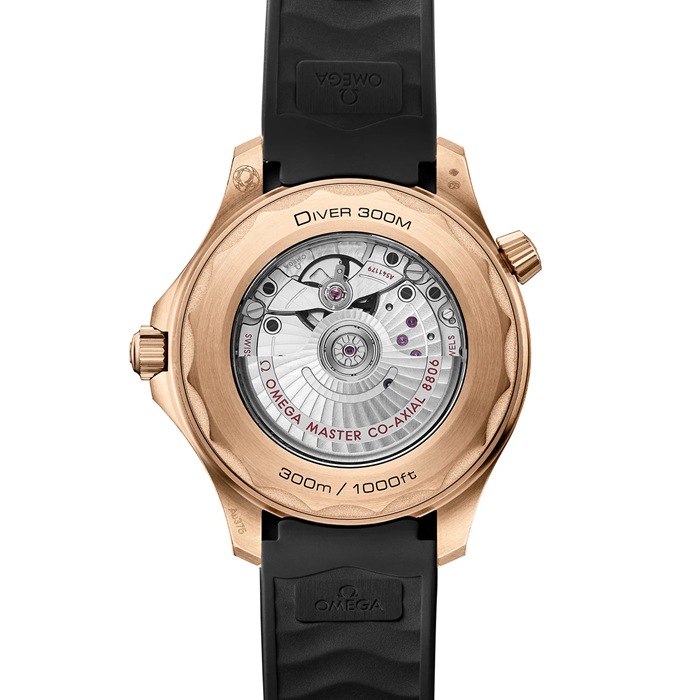 Omega Seamaster Diver 300M 42mm Orologio Uomo Cinturino in Gomma Nera O21092422001003 - immagine 2