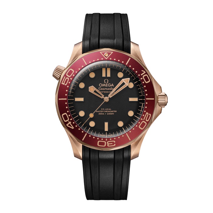Omega Seamaster Diver 300M 42mm Orologio Uomo Cinturino in Gomma Nera O21092422001003