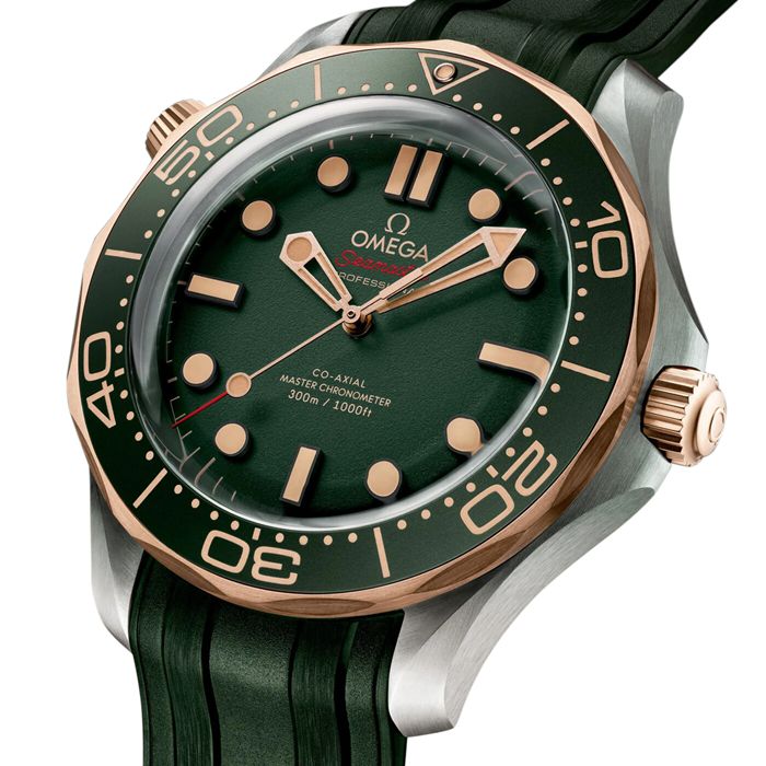 Omega Seamaster Diver 300M 42mm Orologio Uomo Gomma Verde O21092422010001 - immagine 2