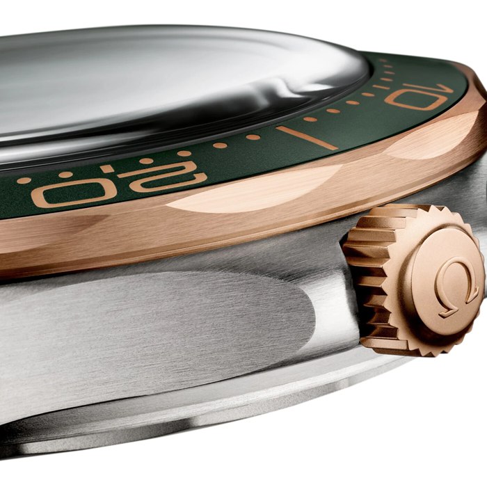 Omega Seamaster Diver 300M 42mm Orologio Uomo Gomma Verde O21092422010001 - immagine 5