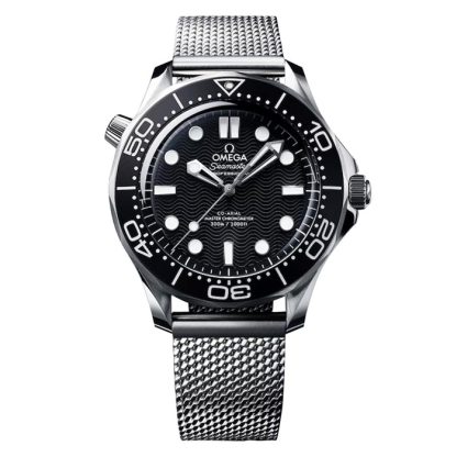 Omega Seamaster Diver 300M Quadrante Nero 42mm Orologio Automatico Uomo O21030422001010 - immagine 3