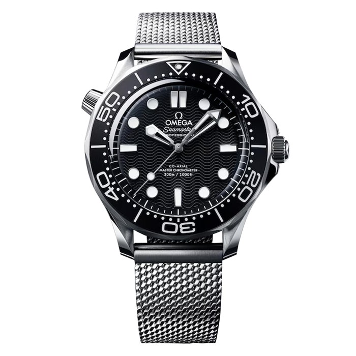 Omega Seamaster Diver 300M Quadrante Nero 42mm Orologio Automatico Uomo O21030422001010 - immagine 3