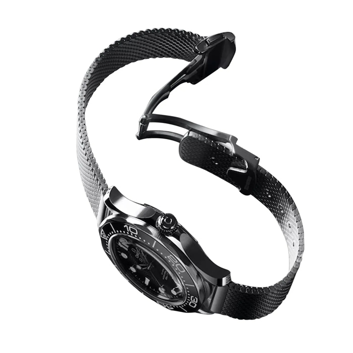 Omega Seamaster Diver 300M Quadrante Nero 42mm Orologio Automatico Uomo O21030422001010 - immagine 5