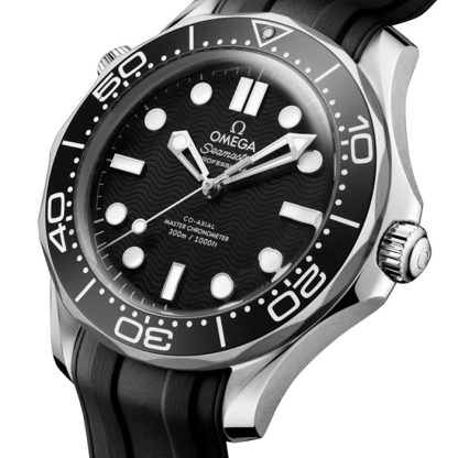 Omega Seamaster Diver 300M Quadrante Nero 42mm Orologio Automatico Uomo O21032422001003 - immagine 3