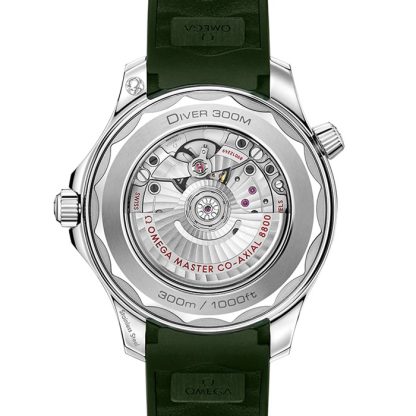 Omega Seamaster Diver 300m Co-Axial Master Chronometer 42mm Orologio Uomo Verde O21032422010001 - immagine 2