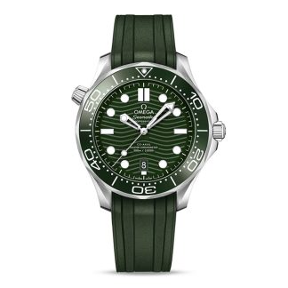 Omega Seamaster Diver 300m Co-Axial Master Chronometer 42mm Orologio Uomo Verde O21032422010001