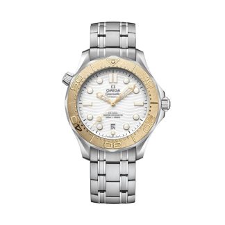 Omega Seamaster Diver 300m Co Axial Master Chronometer Paris 2024 42mm Uomo Orologio Bianco O52221422004001