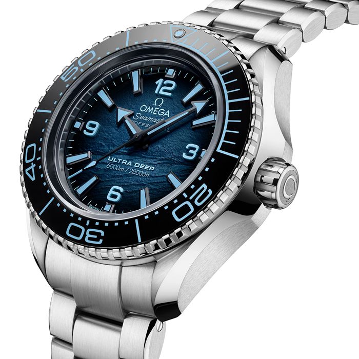 Omega Seamaster Planet Ocean 6000M Co-Axial Master Chronometer 45.5mm Summer Blue O21530462103002 - immagine 3
