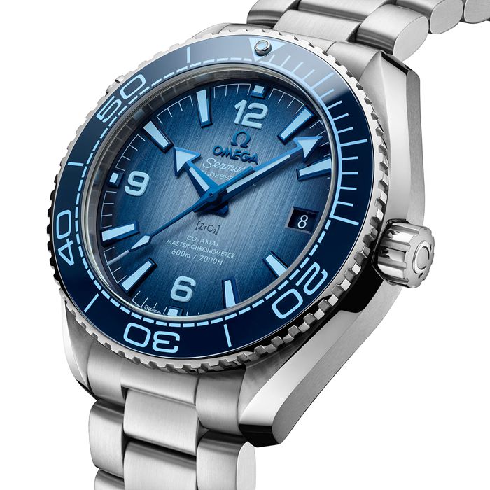 Omega Seamaster Planet Ocean 600M Co-Axial Master Chronometer 39.5mm Summer Blue O21530402003002 - immagine 3